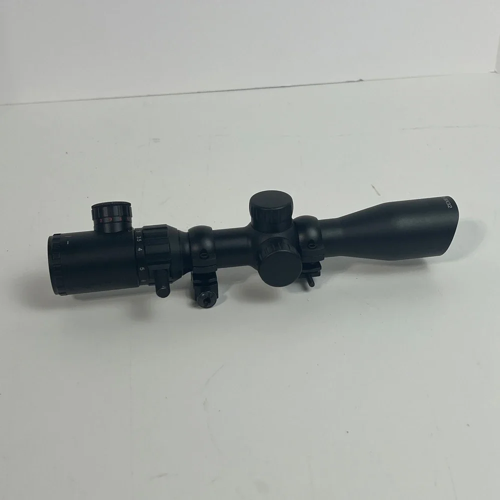 Monstrum 3-9x32 Rifle Scope Adjustable Zoom Black Waterproof Fogproof